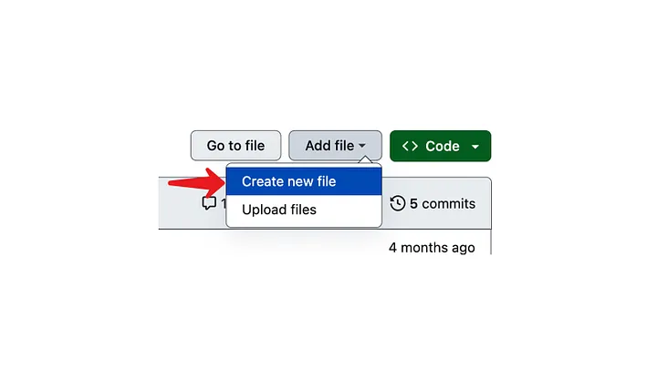 GitHub create new file GitHub create new file